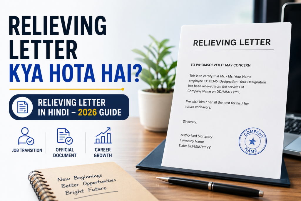 Relieving Letter Kya Hota Hai in hindi