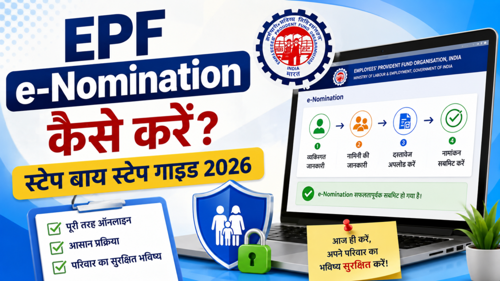 EPF e-Nomination Kaise Kare