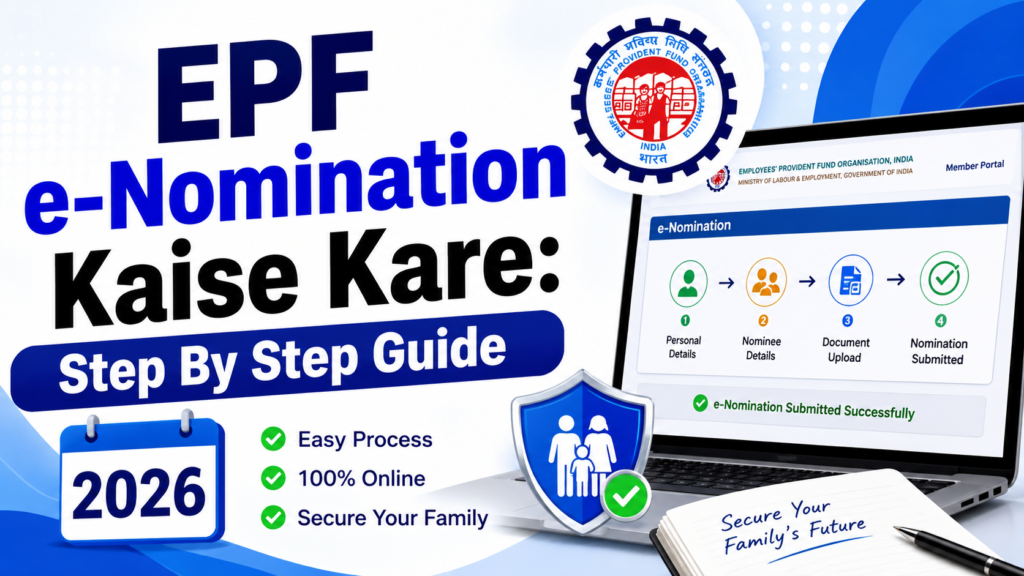 EPF e-Nomination Kaise Kare hindi guide