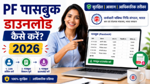 Read more about the article PF Passbook Download Kaise Kare (2026): Step-By-Step Guide