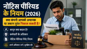 Read more about the article Notice Period Rules in India 2026: Kya Company Jabardasti Turant Nikal Sakti Hai?